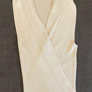 GAP Cream Women's Sweater Vest Cardigan
